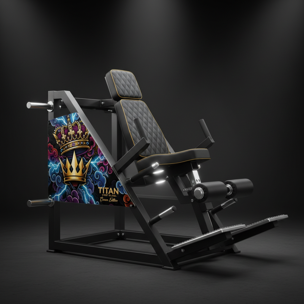 TITAN Crown Edition Seated Calf Raise Machine