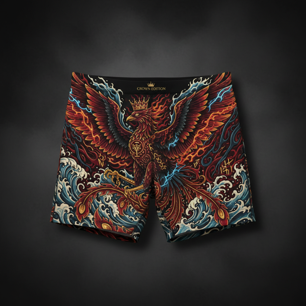 TITAN Men's Swim Trunks Phoenix King Crown Edition