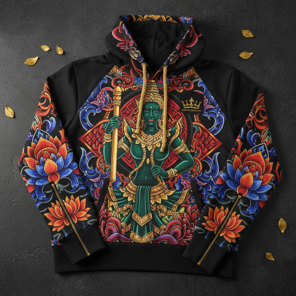 TITAN Women's Muay Thai Sak Yant Hoodie — Naga Edition