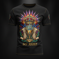 Sanctified Men's Tee — TITAN Crown Edition tattoo artwork