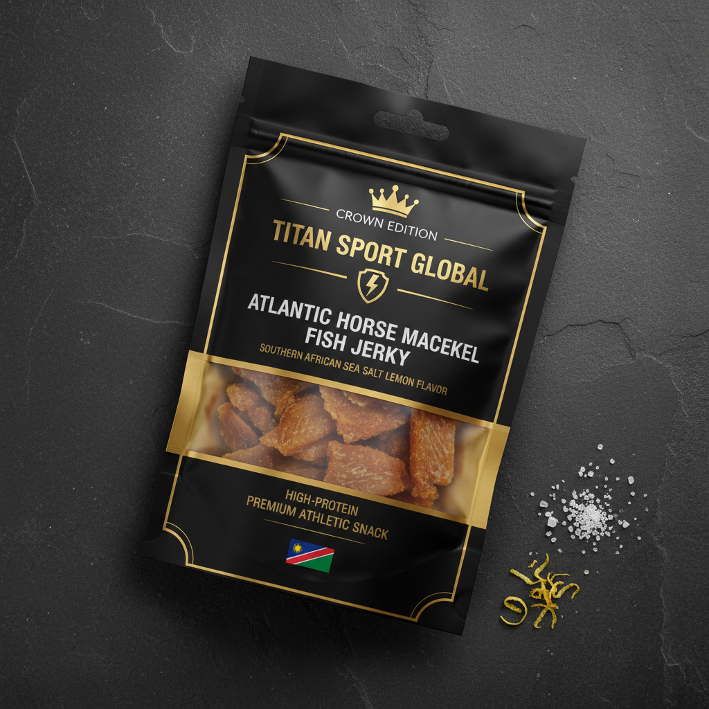 Namibian Atlantic Horse Mackerel Sea Salt Jerky — TITAN SPORT GLOBAL