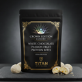 Crown Edition White Chocolate Passion Fruit Protein Bites — TITAN SPORT GLOBAL