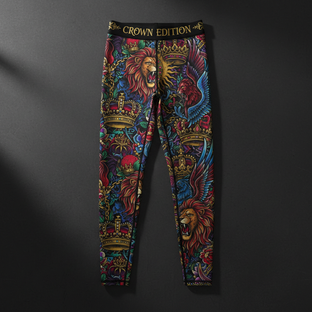 TITAN Crown Edition Tattoo Art Compression Recovery Tights