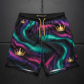 TITAN Men's Aurora Crown Athletic Shorts flat lay