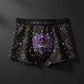 TITAN Women's Cozy Boxer Shorts Sacred Geometry Crown Edition