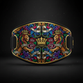 TITAN Crown Edition Tattoo Art Compression Lumbar Support Belt