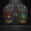TITAN Gym Gloves - Padded Weight Lifting Gloves Crown Edition
