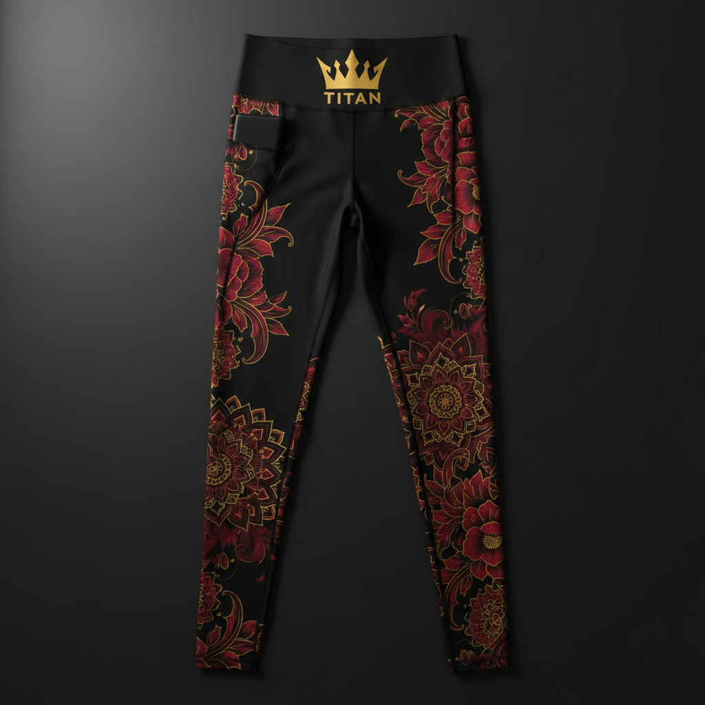 TITAN Women's High-Waist Performance Leggings — Squat-Proof Athletic Tights