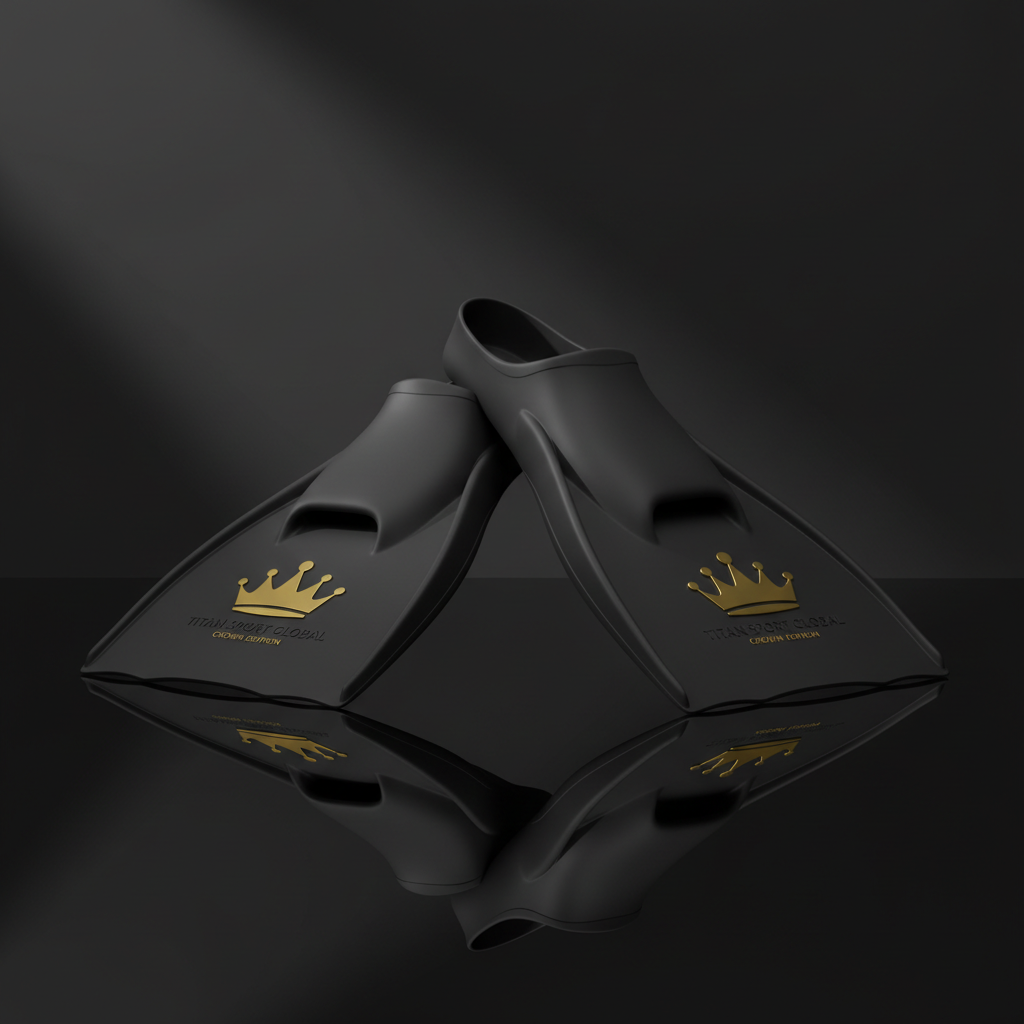TITAN Crown Swim Fins Short Blade Training Fins