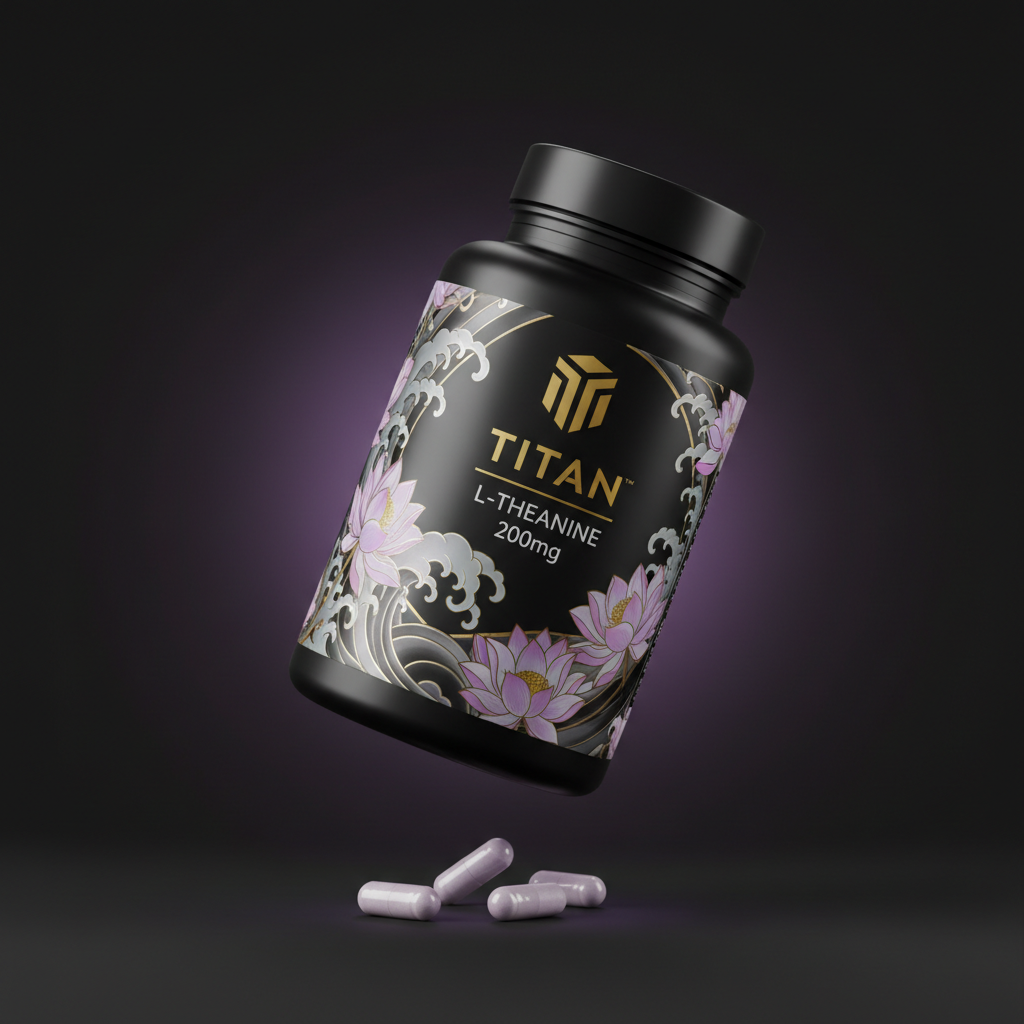 TITAN L-Theanine 200mg supplement bottle