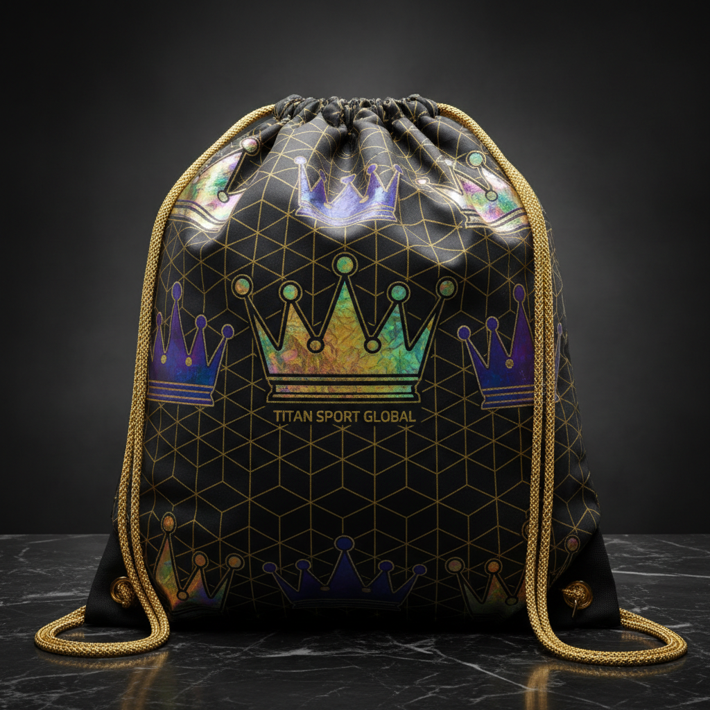 TITAN Crown Drawstring Bag — Court & Track Edition
