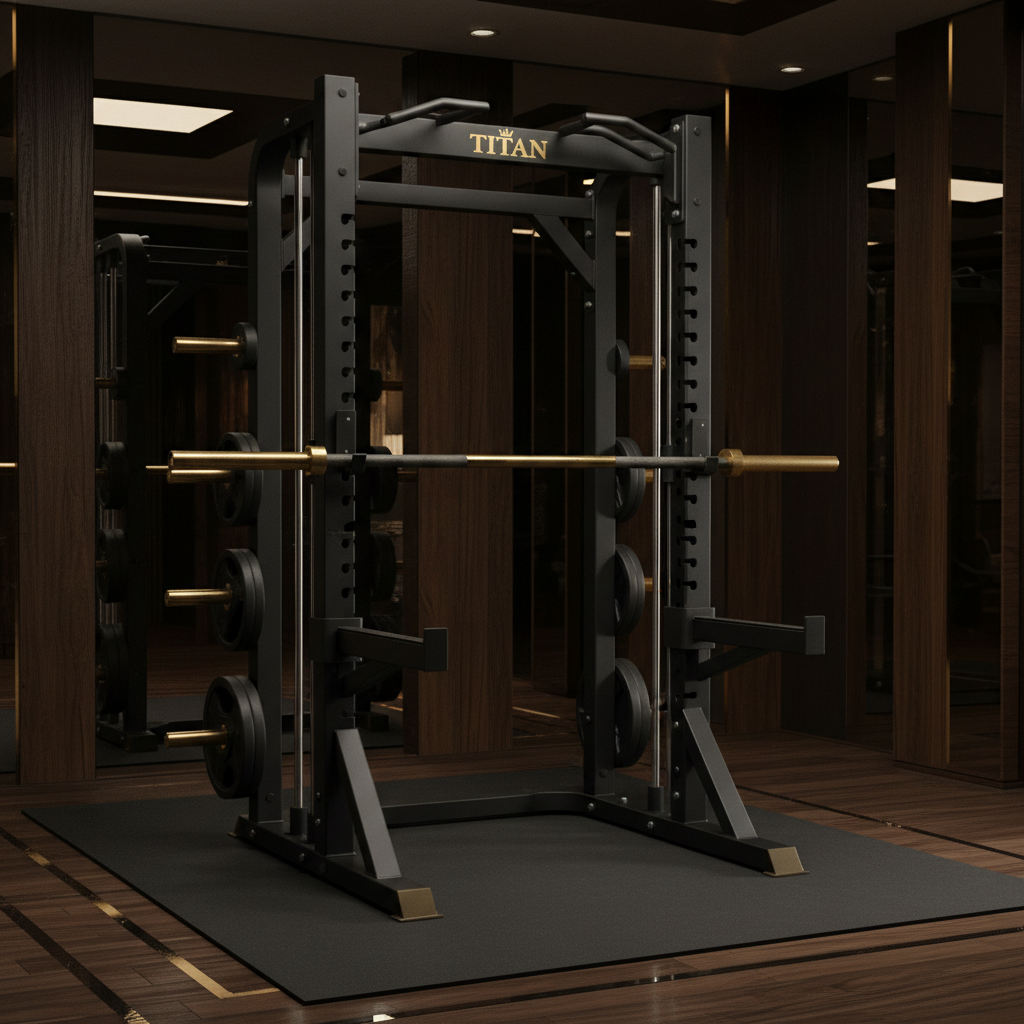 TITAN Crown Edition Smith Machine matte black gold