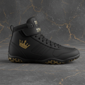 TITAN Wrestling Shoe Black Gold Crown Edition