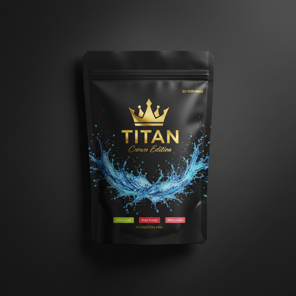 TITAN Electrolyte Powder - Zero Sugar Hydration Mix 30 Servings