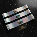 TITAN Premium Resistance Bands Set Holographic Crown Edition rainbow