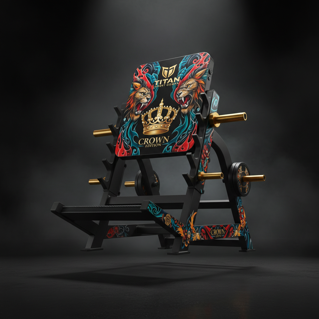 TITAN Crown Edition Hack Squat Machine