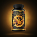 TITAN Organic Turmeric Curcumin Vegan Anti-Inflammatory supplement bottle