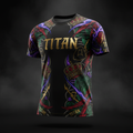 TITAN Performance Unisex T-Shirt — Crown Edition bold tattoo-style artwork