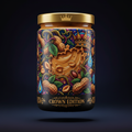 TITAN Peanut Butter Crunchy — Crown Edition bold tattoo-style artwork