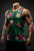 TITAN Men's Tropical Warrior Tank Jungle Edition