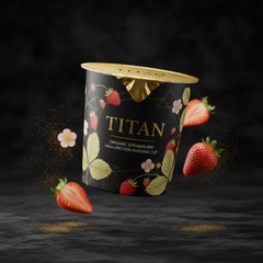 TITAN Organic High-Protein Pudding Cup — Strawberry