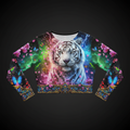 TITAN Women’s Quantum Tiger Bloom Long Sleeve Crop — Void Edition