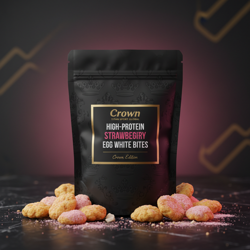 Crown High-Protein Strawberry Shortcake Egg White Bites - TITAN SPORT GLOBAL
