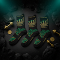 TITAN Crown Edition Athletic Sock Pack Emerald Gold 3-Pack