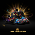 TITAN SPORT GLOBAL kids athletic shoes with space rocket crown pattern