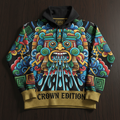 TITAN Plus Men's Tlaloc Storm God Hoodie — Inclusive Crown Edition