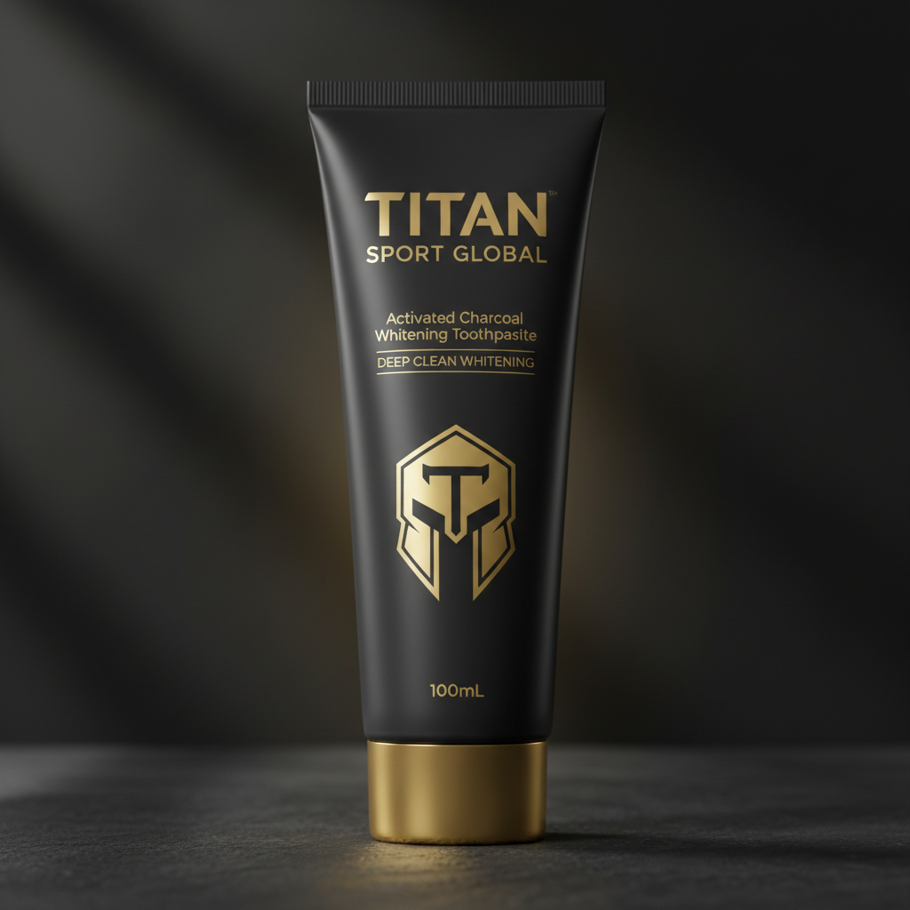 TITAN HIM Toothpaste Activated Charcoal Whitening