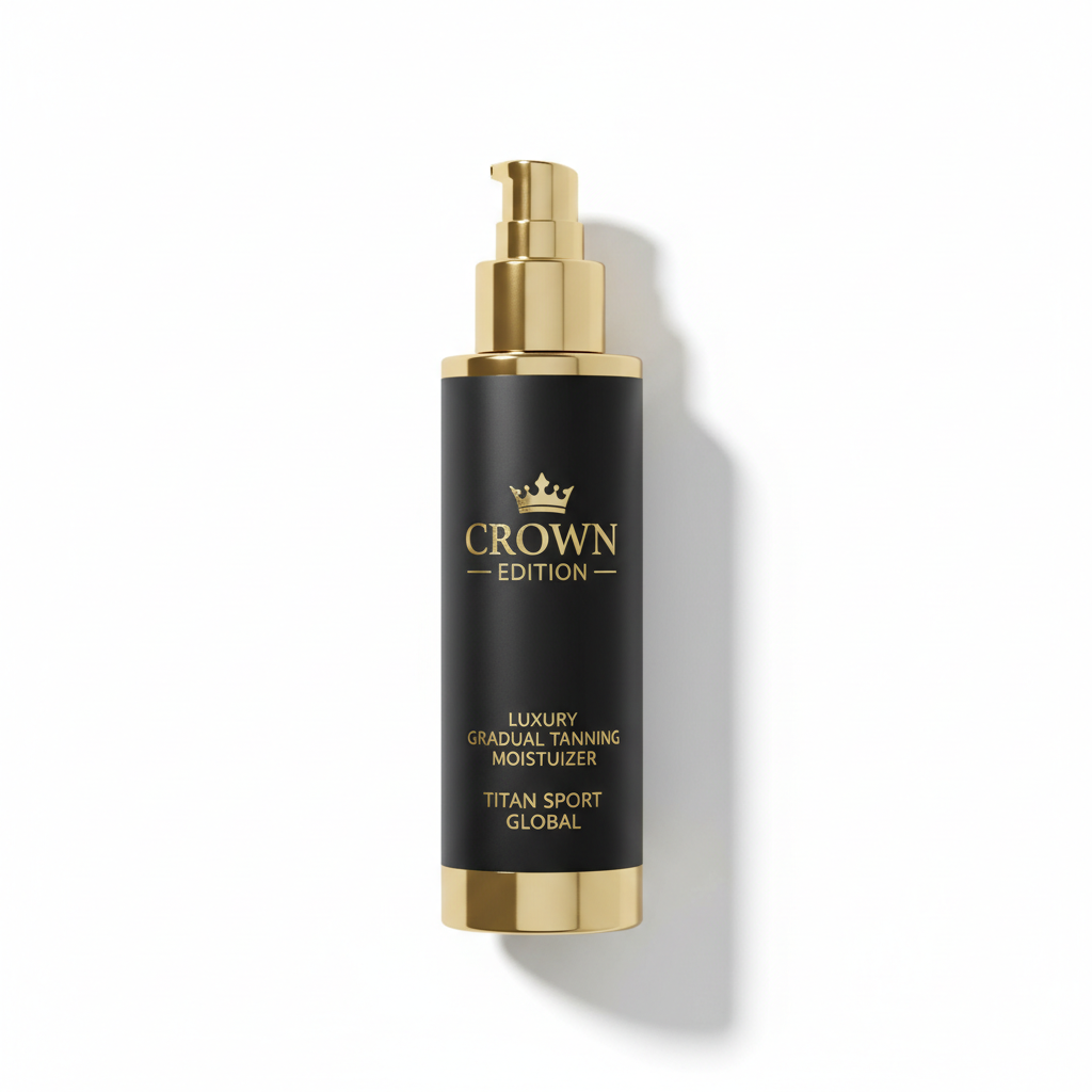 TITAN Gradual Glow Tan Body Lotion — Daily Bronze & Deep Moisture for Athletes