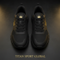 TITAN Crown Training Shoe Men's Matte Black Gold