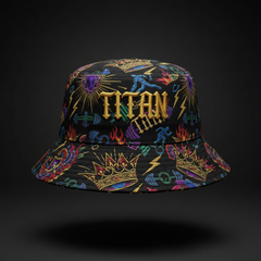 TITAN Embroidered Bucket Hat — Premium Sport Lifestyle Hat