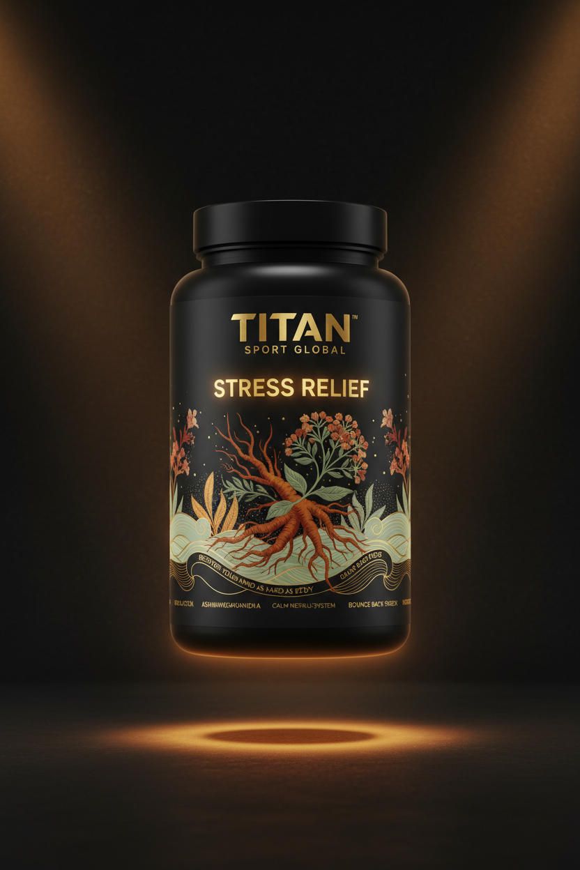 TITAN Stress Relief Supplement — Ashwagandha Rhodiola Botanical Design