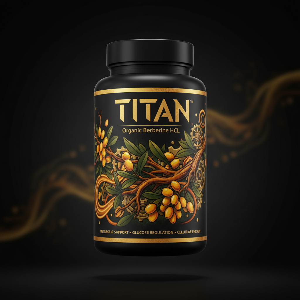 TITAN Organic Berberine HCl - Blood Sugar & Metabolic Master
