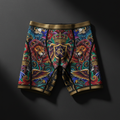 TITAN Crown Edition Tattoo Art Compression Hip & Thigh Support Shorts