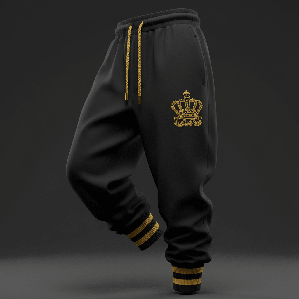 Lion Crown Warrior Oversized Tee — TITAN Crown Edition