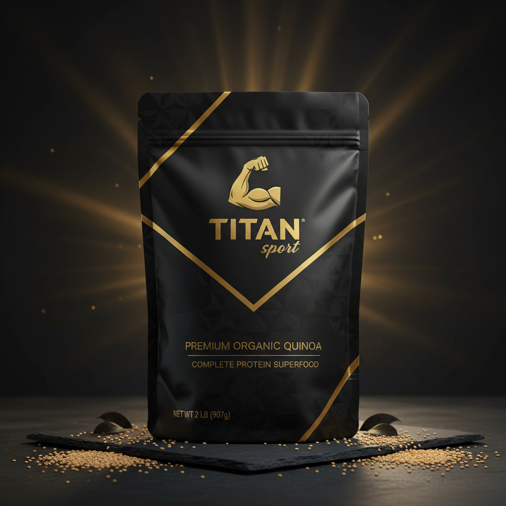 TITAN Organic Quinoa - Complete Protein Superfood 2lb