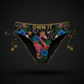 TITAN Women's Bikini Bottom - Own It Beach Queen Crown Edition Design