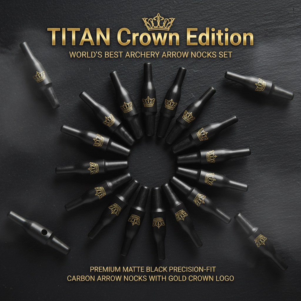 TITAN Crown Edition World's Most Precise Arrow Nock Set