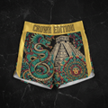 TITAN Crown Edition Tattoo Art Quetzalcoatl Shorts Women's Athletic Bottoms