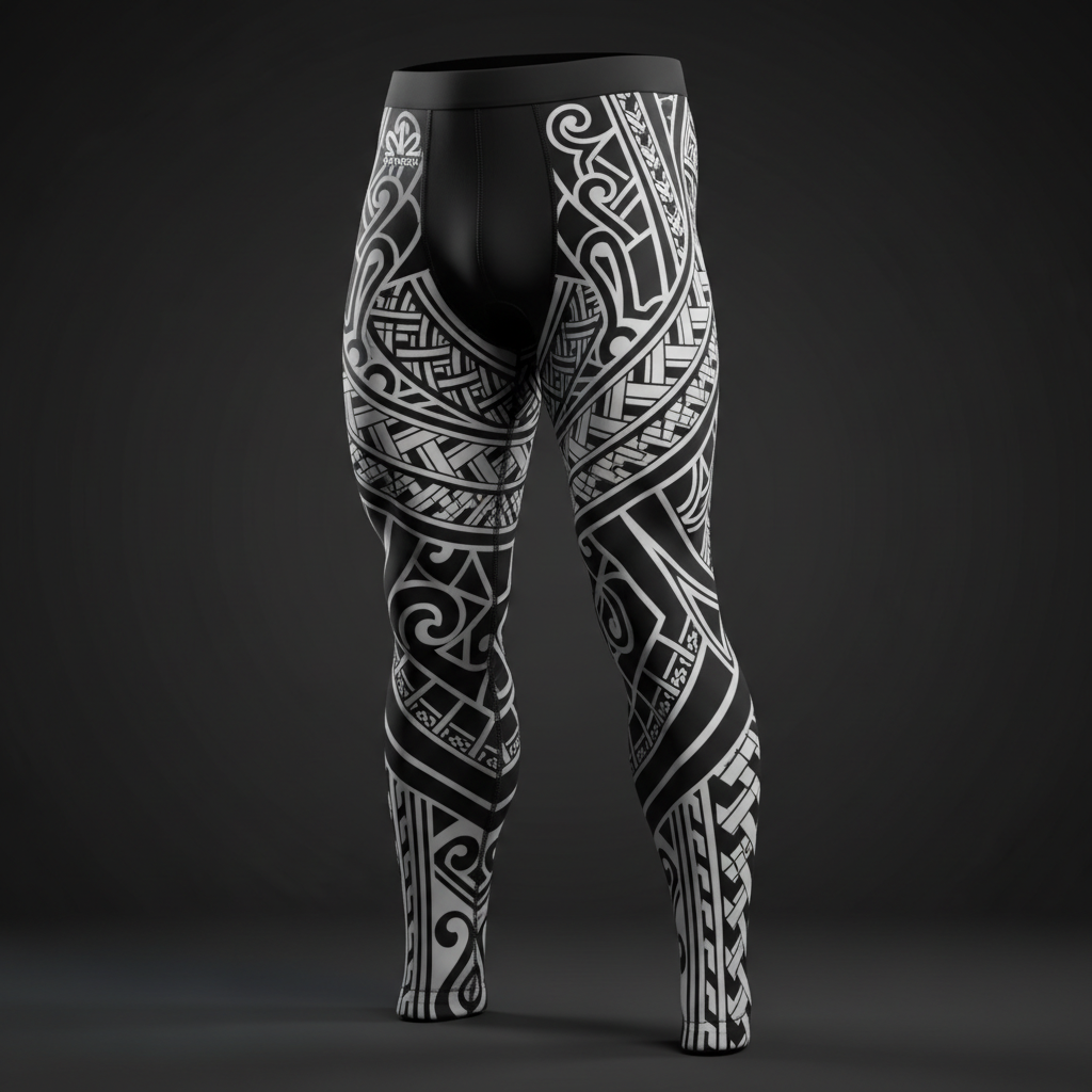 TITAN Samoan Pe’a Compression Tights — Aiga Edition