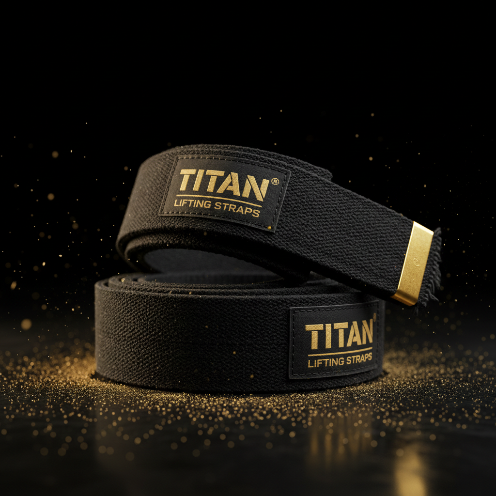 TITAN Lifting Straps Heavy Duty Cotton Pair