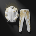 TITAN Crown Edition The Sacred Warrior Tracksuit White Gold