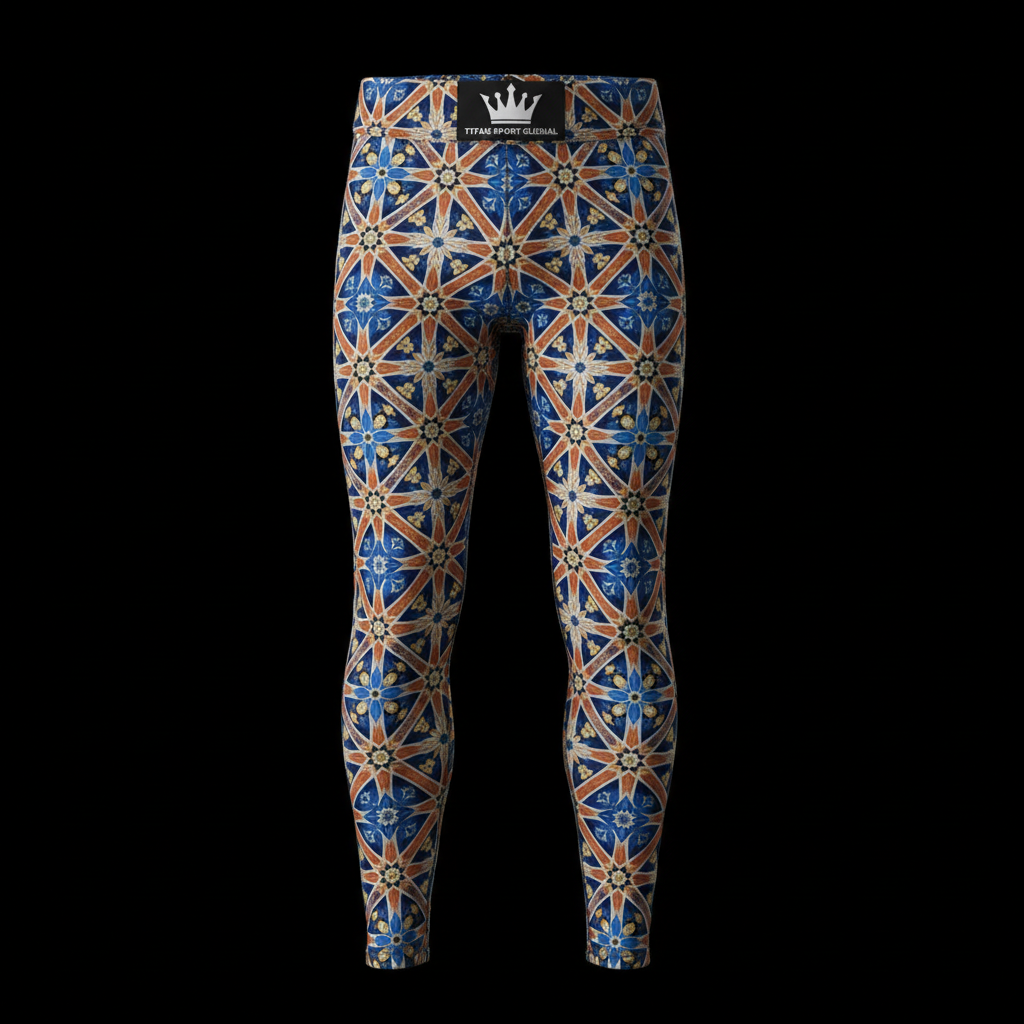 TITAN Moroccan Zellige Compression Tights Crown Edition
