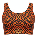 TITAN Tiger Flame Women’s Sports Bra — Crown SWAG Edition