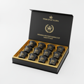 TITAN Protein Pudding Cup Variety Pack 12-Pack Crown Edition — matte black gift box