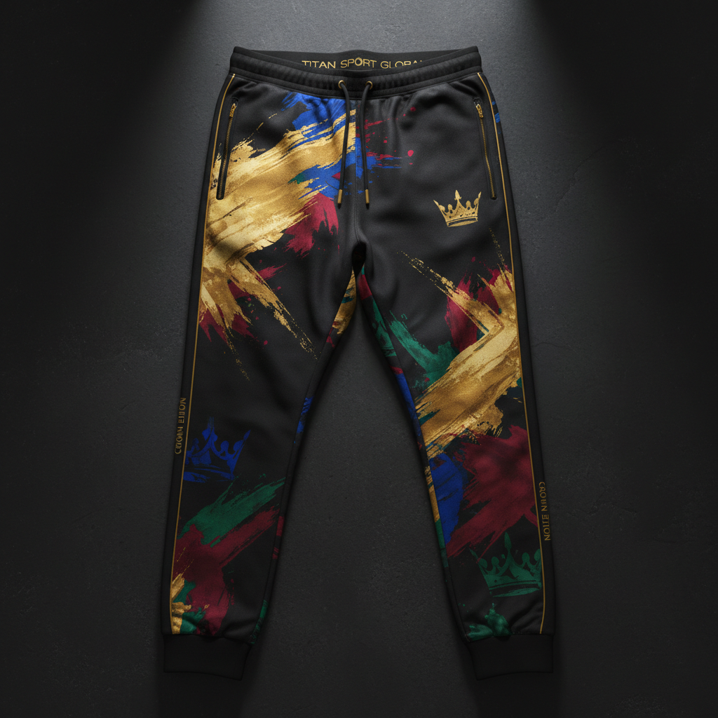 TITAN Joggers - Crown Edition flat lay