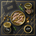 TITAN High-Protein Anchovy & Caper Italian Snack Tin